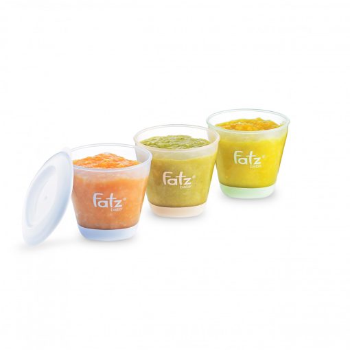 Cốc trữ thức ăn dặm xếp chồng (Bộ 3 cốc) 150 ML Fatzbaby FB0060N - Ảnh 3
