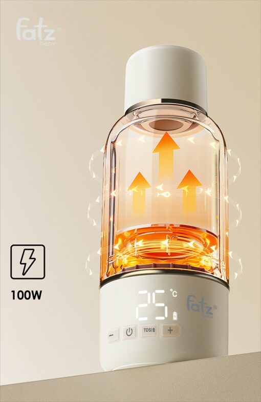 Bình hâm và đo độ tinh khiết nước pha sữa di động Mini Smart 9 - FB3873BT - Ảnh 11